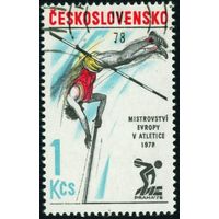 Чемпионат Европы по лёгкой атлетике Чехословакия 1978 год 1 марка