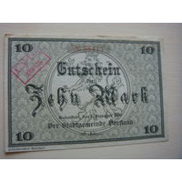 Германия 10 марок 1918 год нотгельд