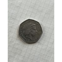 Великобритания 50 пенсов 1998