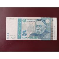 Таджикистан 5 сомони 2013 UNC