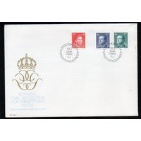 КПД "Король Карл XVI. Густав и королева Сильвия" Швеция 1986 год 1 конверт