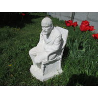 Редкая скульптура Ленин на стуле. 60см. 30-е годы.