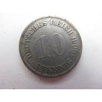 10 пфенниг 1908  G. (редкость )