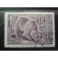 Финляндия 1953 Бурый медведь