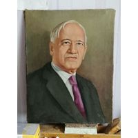 Петр Явич, портрет Корнея Ивановича Чуковского, холст, масло, 54,5 Х 42 см, 1981 г