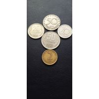 Болгария  5 монет одним лотом