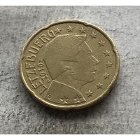 Люксембург 20 евроцентов 2010