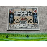 Германия-нотгельд    50 пфенингов Diepholz 1921