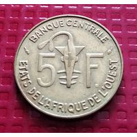 Западная Африка 5 франков 1975 г. #41317