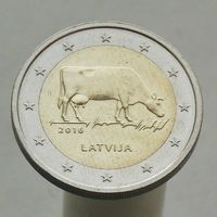 Латвия 2 евро 2016 Сельское хозяйство Латвии