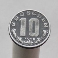 Австрия 10 грошенов 1948