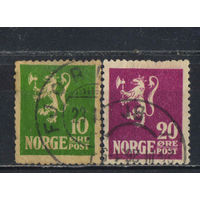 Норвегия 1922 Герб Стандарт #105-6