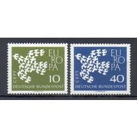 ЕВРОПА ФРГ 1961 год серия из 2-х марок