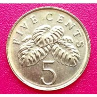 5 центов  2005 год * Сингапур