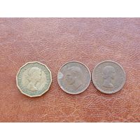 3 монеты старой Великобритании .много лотов в продаже