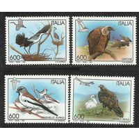 Италия, 1995, #2362-5, Птицы, MNH фауна
