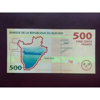 Бурунди 500 франков 2015 UNC