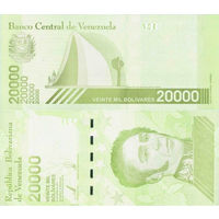 Венесуэла 20000 Боливар 2019 UNС П1-243