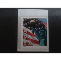 США 2005 стандарт, статуя Свободы и флаг