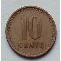 Литва 10 центов 1991 г.