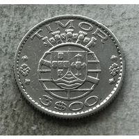 Португальский Тимор 3 эскудо 1958 - серебро