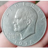 1 доллар 1978 Эйзенхауэр двор (Р)