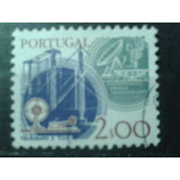 Португалия 1980 Стандарт, телеграфная линия, спутниковоя антенна