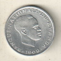 Руанда 1 франк 1969