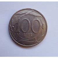 Италия 100 лир 1993 г