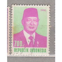 Известные люди личности Президент Сукарто Индонезия 1990 год лот 1012