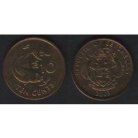 Сейшелы km48.2 10 центов 2003 год (PM) (f