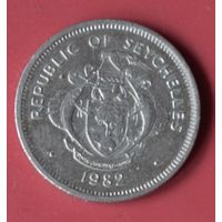 Сейшелы 25 центов 1982 года