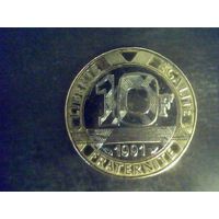 Монеты. Франция 10 Франков 1991.