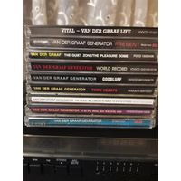 9pcs audio CDs Albums VAN DER GRAAF GENERATOR 8р за диск