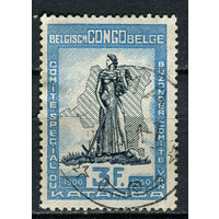 Бельгийское Конго - 1950 - 50-летие создания провинции Катанга 3Fr - [Mi.291] - 1 марка. Гашеная.  (Лот 27EW)-T25P3