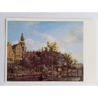 Хейден. Вид на Старый Ворбургваль в Амстердаме. Издание Германии