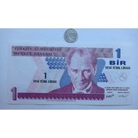 Werty71 Турция 1 новая лира 2005 UNC банкнота
