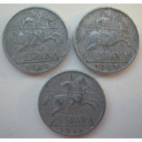 Испания 10 сантимов 1945 г. Цена за 1 шт. (g)