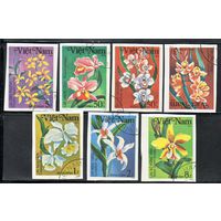 Цветы Вьетнам 1984 год б/з серия из 7 марок