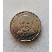 Ямайка 1 доллар, 2008 Круглая
