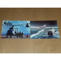 Календарики 1988 Авиация. ВВС. 2 шт. одним лотом