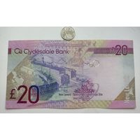 Werty71 Шотландия 20 фунтов 2014 банкнота