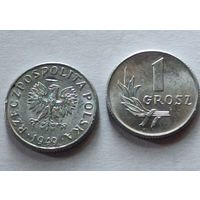 Польша. 1 грош 1949 года. Хороший сохран.