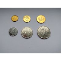 Сейшельские острова. 1-5-10-25 центов - 1-5 рупий. 2004-2010 год. 6 монет