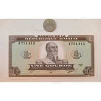 Werty71 Гаити 1 гурд 1989 UNC банкнота