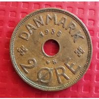 Дания 2 эре 1938 г. #41035