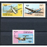 Гвинея Бисау - 1984г. - Авиация - полная серия, MNH [Mi 754-756] - 3 марки