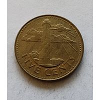 Барбадос 5 центов, 2004