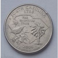 США 25 центов (квотер) 2000 г. D. Южная Каролина