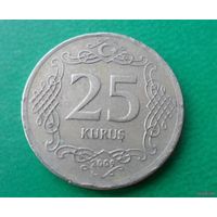 25 курушей Турция 2009 г.в.